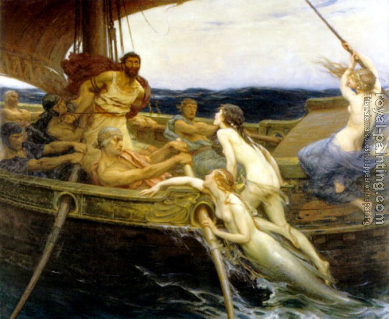 Herbert James Draper : Ulysses and the Sirens